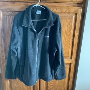 Columbia Charcoal Full-Zip Fleece Jacket